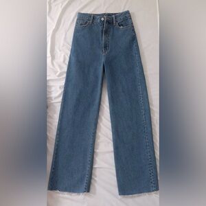 Women US Size 0 H&M Blue Flare & Wide Leg Jeans